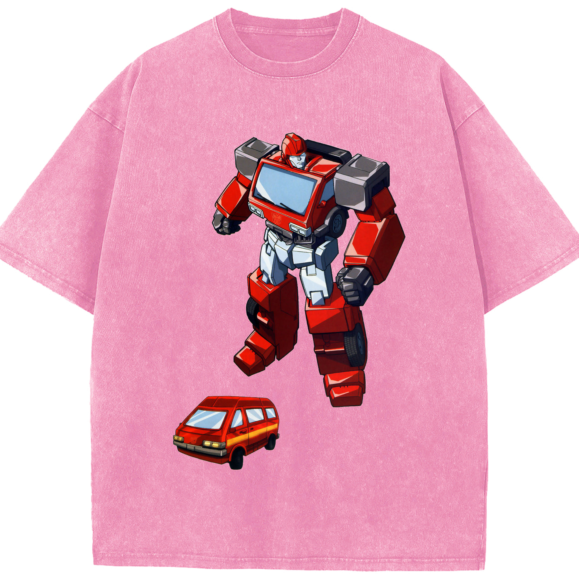 （画像用）  綿100% ヴィンテージ風 半袖Tシャツ（フロントプリント）